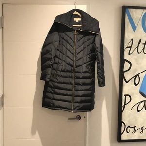 Michael Kors Puffer Down Coat - Navy